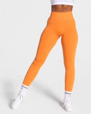 Dámské Legíny Teveo Classy Oranžové | ZSK-7743