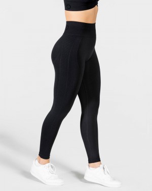 Dámské Legíny Teveo Focus Scrunch Černé | ATW-0061