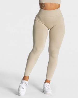 Dámské Legíny Teveo Statement Scrunch Hnědé | VTT-8625