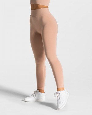 Dámské Legíny Teveo Statement Scrunch Růžové | LVO-7627