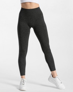 Dámské Legíny Teveo Timeless Scrunch Tmavě Šedé | EQT-0833