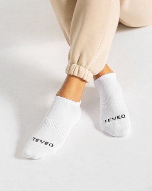 Dámské Ponožky Teveo Active (2pcs) Bílé | FTV-5929