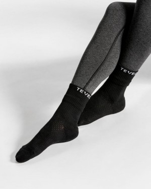 Dámské Ponožky Teveo Air (2pcs) Černé | BER-4914
