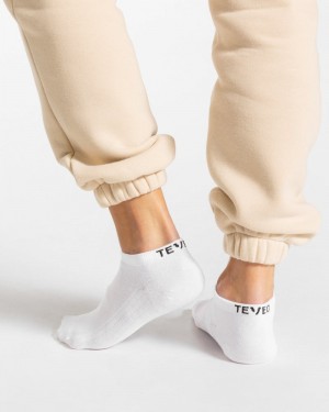 Dámské Ponožky Teveo Sneaker (2pcs) Bílé | YPH-3257