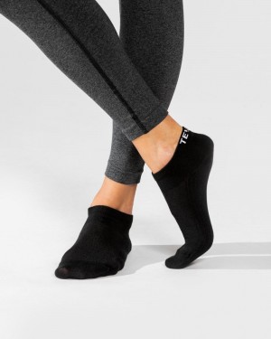 Dámské Ponožky Teveo Sneaker (2pcs) Černé | NRA-8782