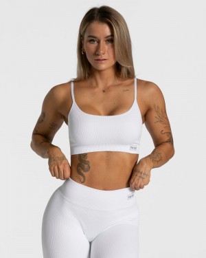 Dámské Sportovní Podprsenka Teveo Elegantní Bílé | SPY-0227