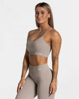 Dámské Sportovní Podprsenka Teveo Elegantní Šedé | VPS-4411