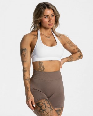 Dámské Sportovní Podprsenka Teveo Everyday Neckholder Bílé | WPV-8261