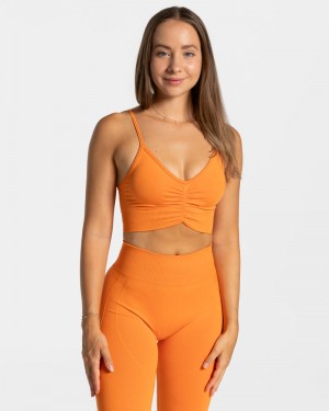 Dámské Sportovní Podprsenka Teveo Focus Oranžové | HSI-3329