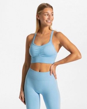 Dámské Sportovní Podprsenka Teveo Timeless Scrunch Blankyt | ZZI-9257