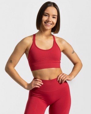 Dámské Sportovní Podprsenka Teveo True Červené | MSS-5414