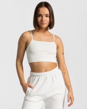 Dámské Topy Teveo Sassy Bílé | TAM-5945
