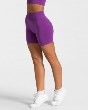 Dámské Šortky Teveo Timeless Scrunch Fialové | DGH-6481